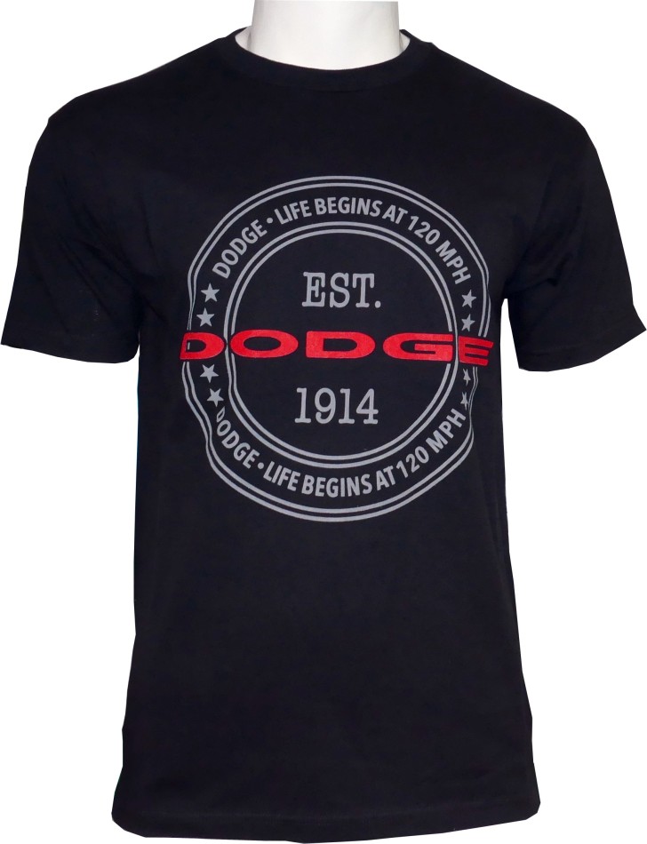 Dodge T-Shirt "Life begins at 120 mph"